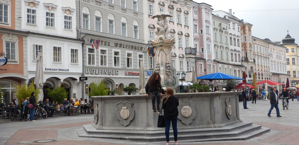 Hauptplatz en Linz
