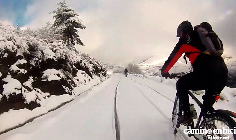 nieve bici