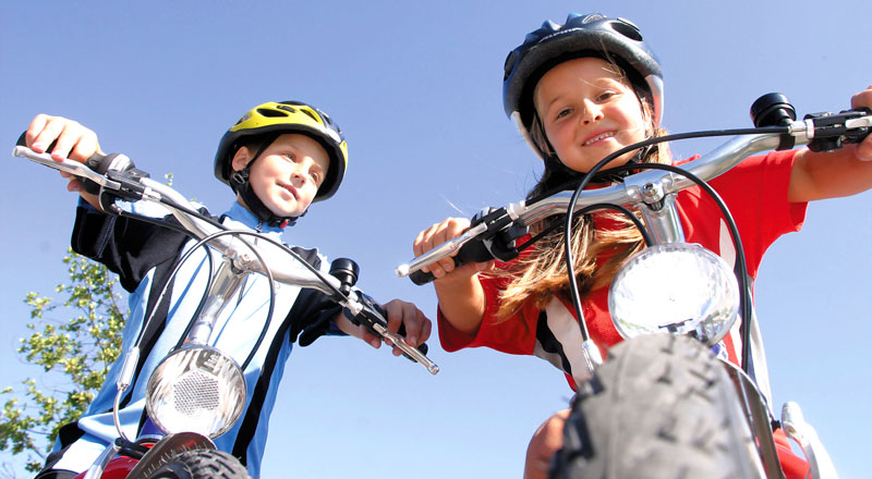 Vacaciones en bicicleta con ni&ntilde;os