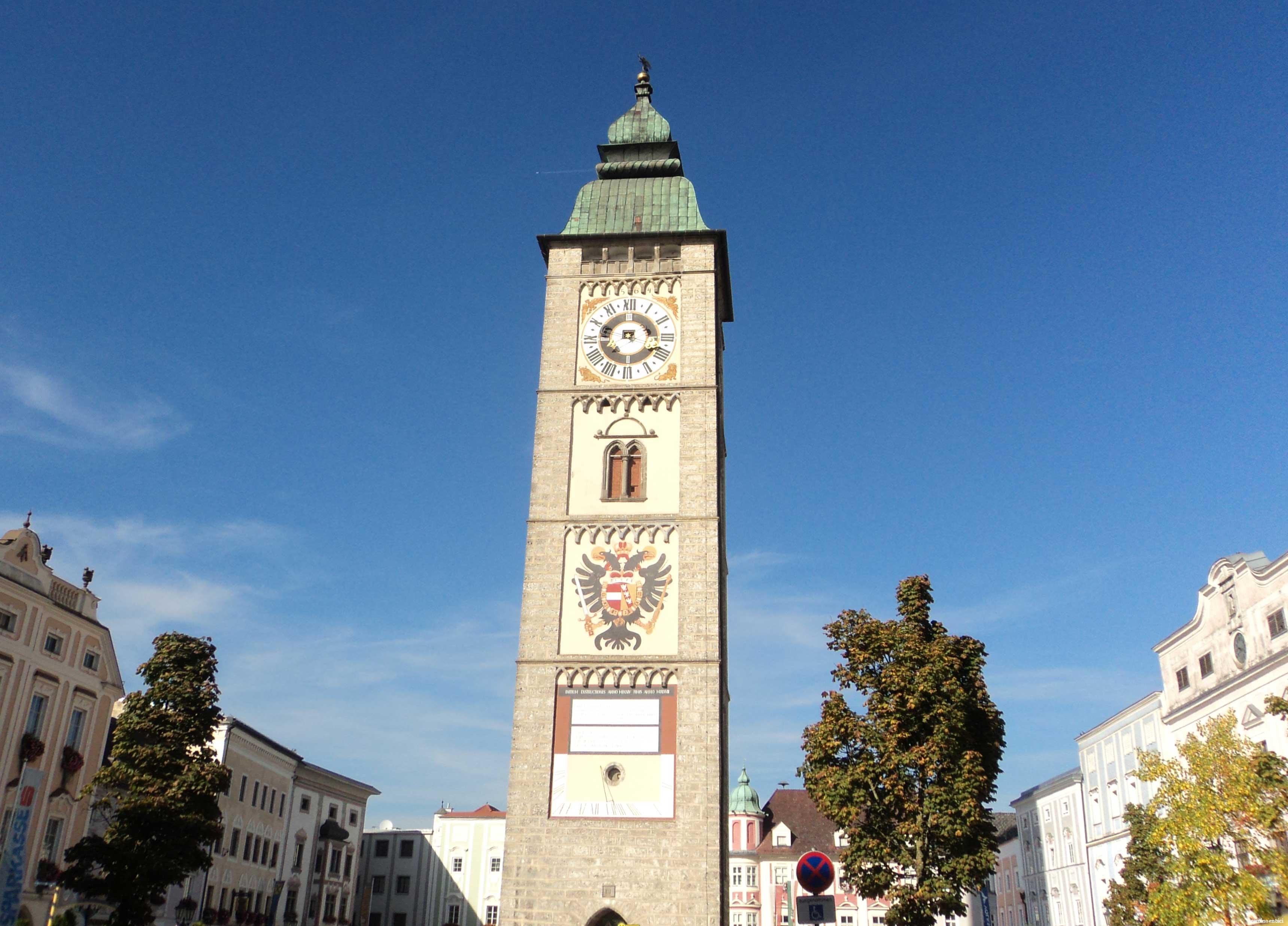 Enns en Austria - Torre del reloj 