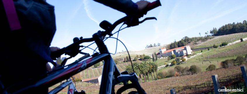 Vistas de Pazo Baion desde tu bicicleta