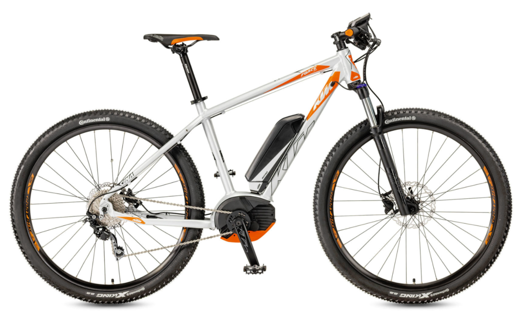 Ebike KTM que alquilamos en Camino en Bici