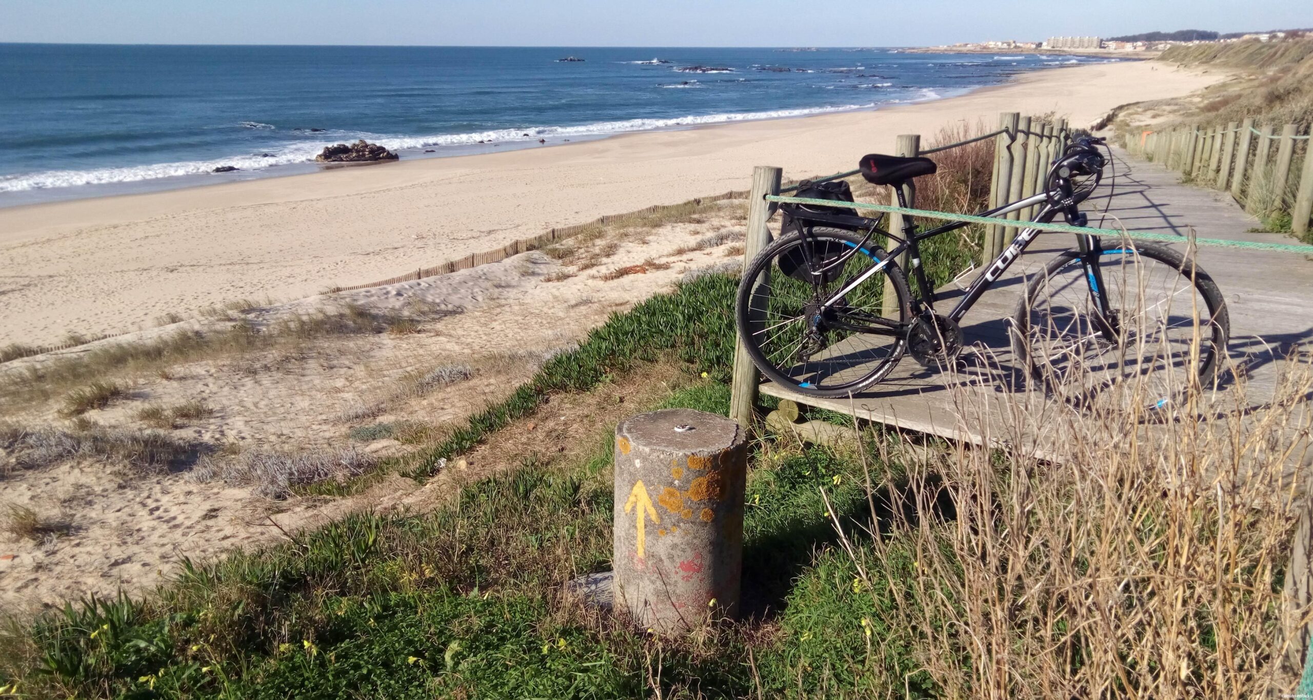 Camino Portugués por la Costa en bici