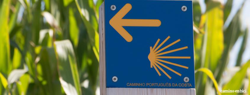 Camino Portugues por la Costa en Bici - señalización